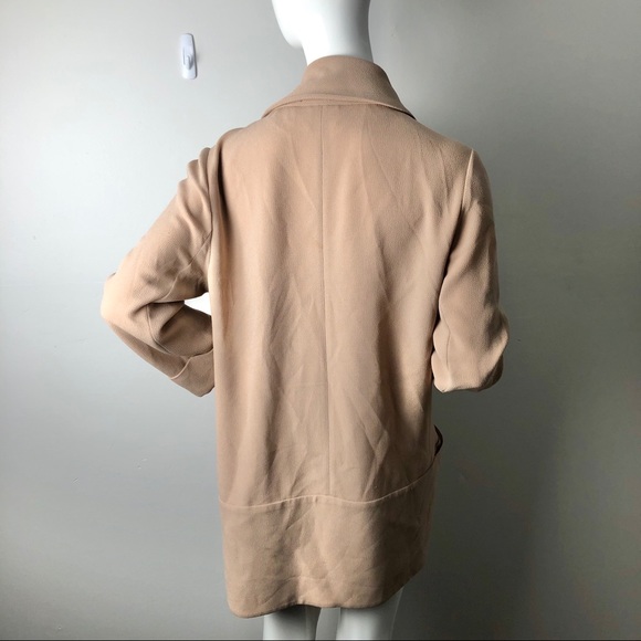 Wilfred Chevalier Blazer 6 Crepe EUC Tan Beige - Picture 7 of 9